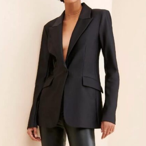 New Good American Scuba Blazer Black Size Large 3 NWT Stitch Fix No flaws - Picture 4 of 12